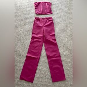 CULTNAKED Pink Killa bandeau and trouser.  ITEMS SOLD AS A SET